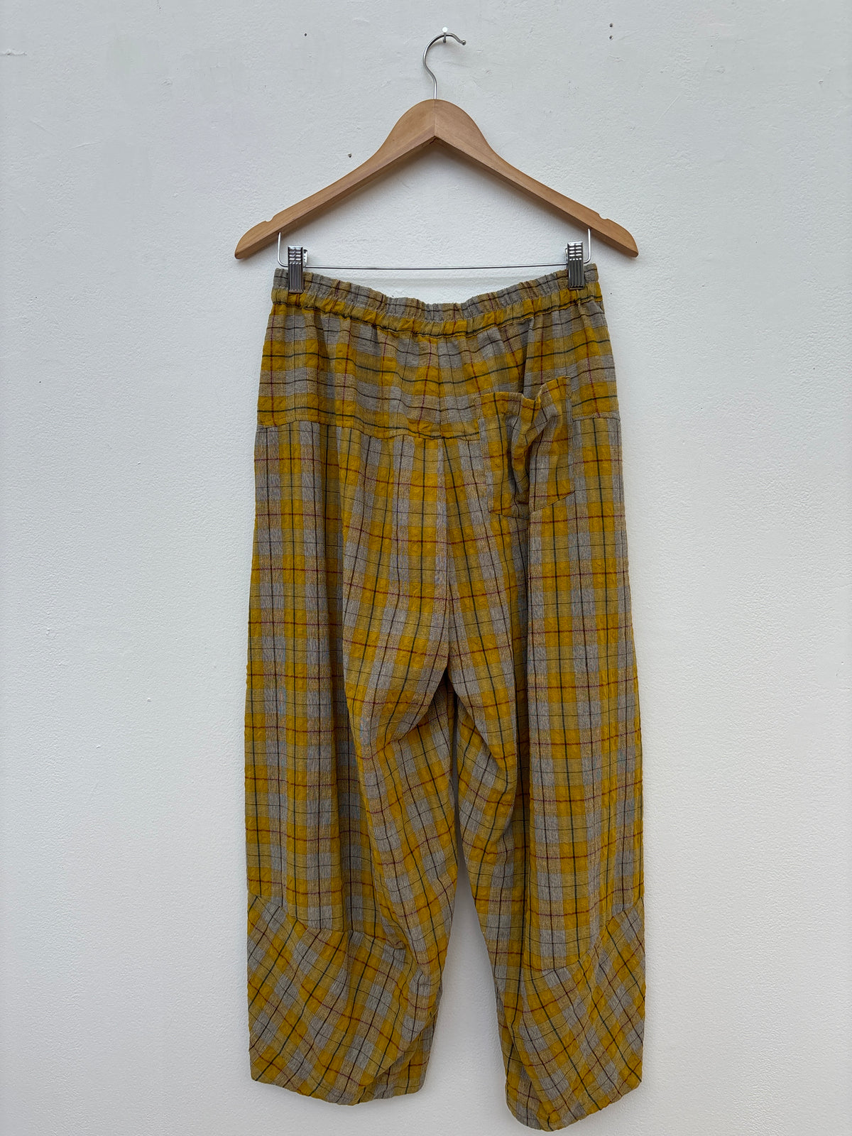 Alpha Yellow Check Pant