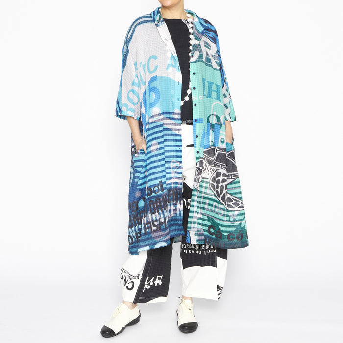 Colourful Print Dress
