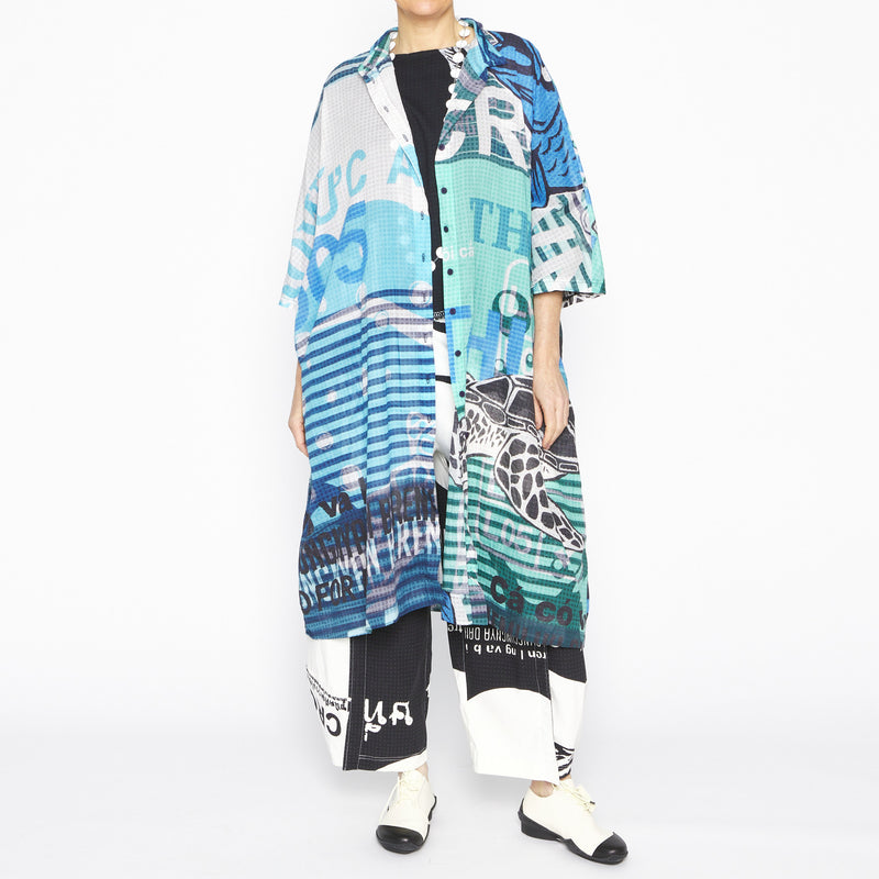 Colourful Print Dress