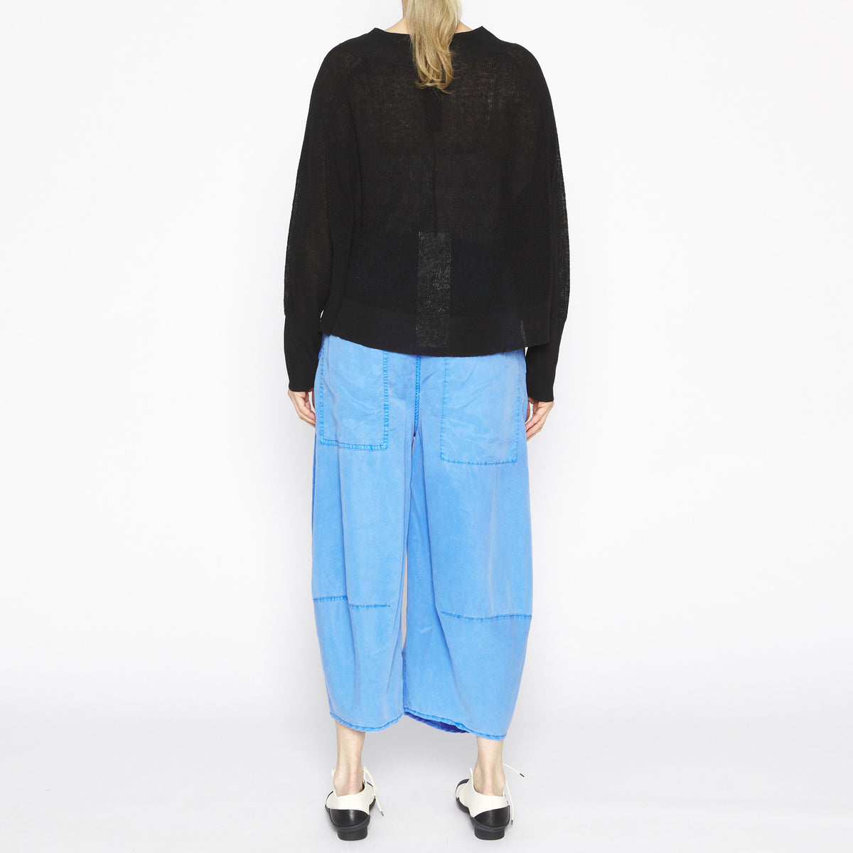 Black Knit Pullover