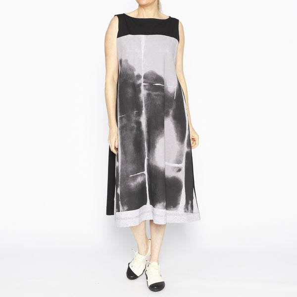 MU251024- Cyrella Dress Black Grey