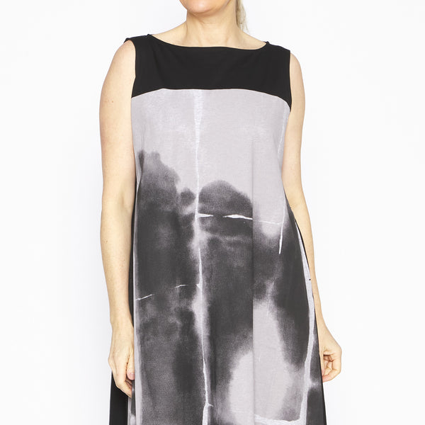 MU251024- Cyrella Dress Black Grey