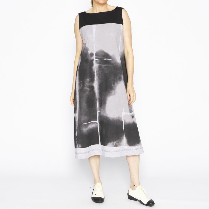 MU251024- Cyrella Dress Black Grey