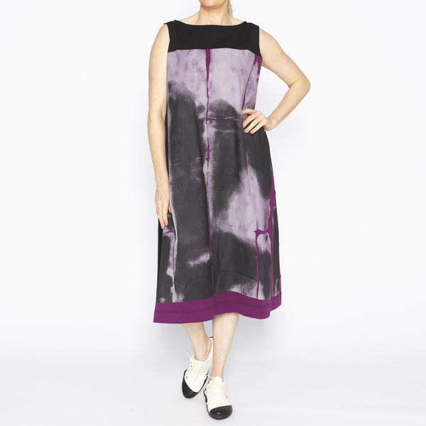 MU251024- Cyrella Dress Black Purple