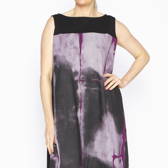 MU251024- Cyrella Dress Black Purple