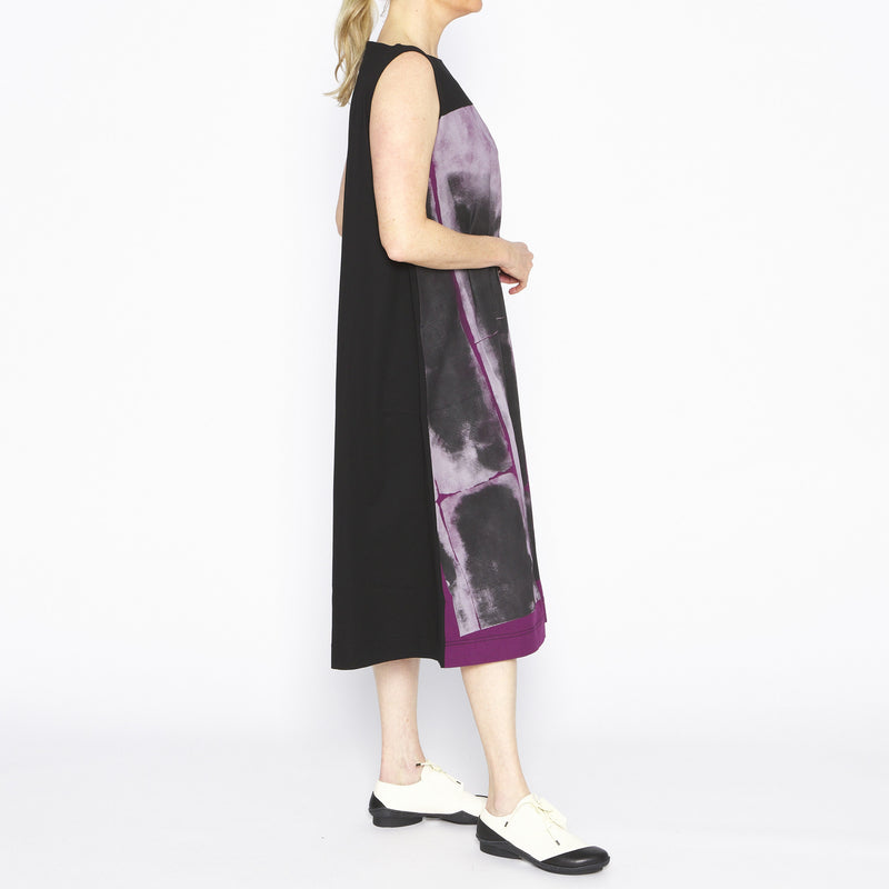 MU251024- Cyrella Dress Black Purple