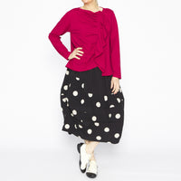 MU251641- Isadora Skirt Black and Natural