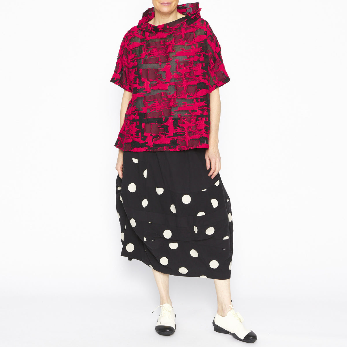 MU251641- Isadora Skirt Black and Natural