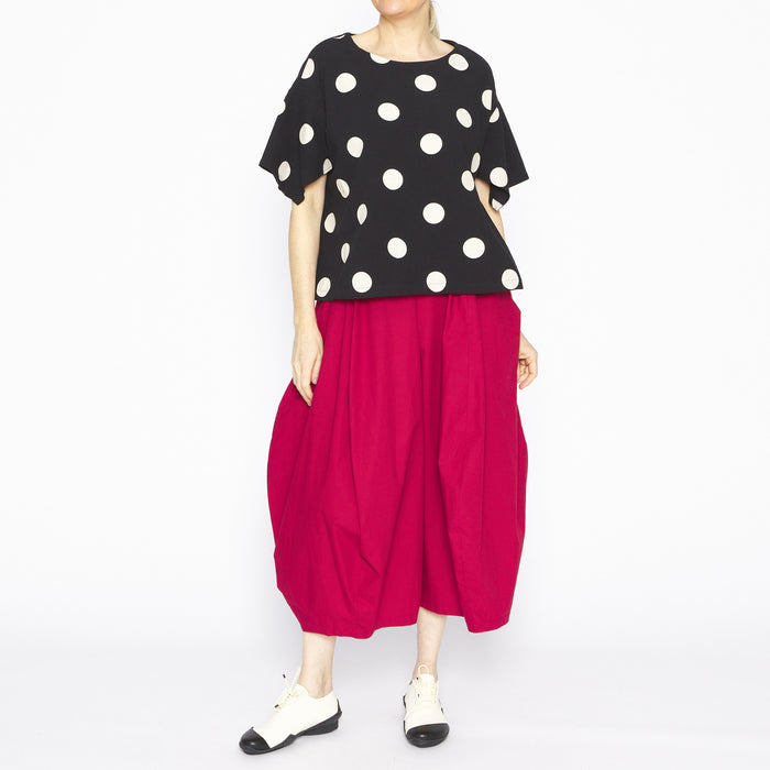 MU251642- Josette Shirt Black & Natural