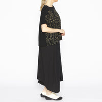 MU251028 Aveline Swing Tee Black Beige