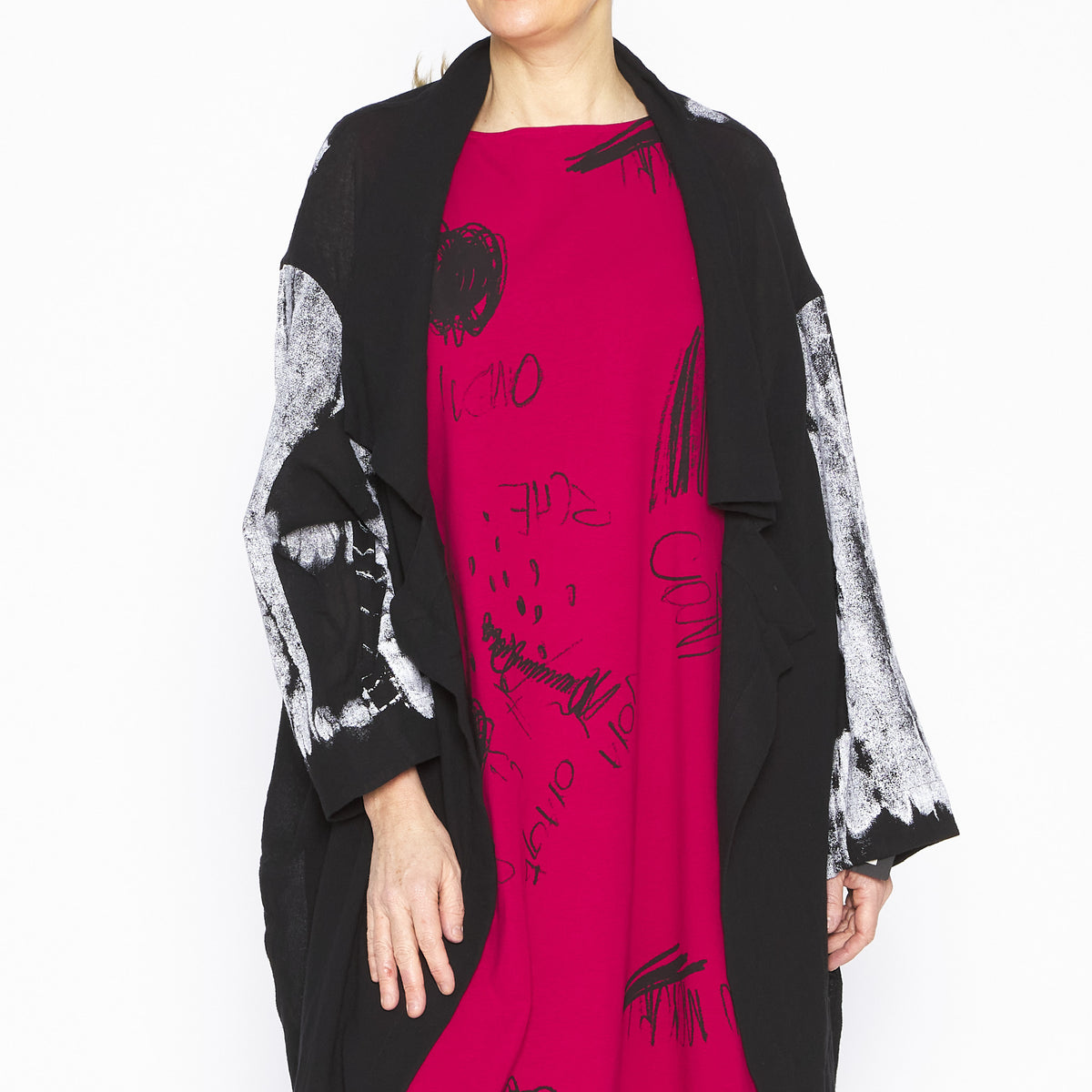 MU251043- Marlowe Dress Red Black