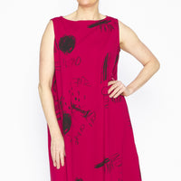 MU251043- Marlowe Dress Red Black