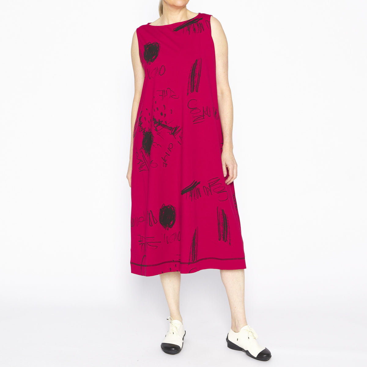 MU251043- Marlowe Dress Red Black