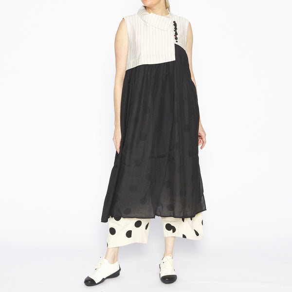 MU251631- Delphine Dress Natural & Black