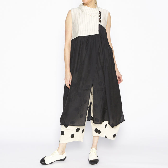 MU251631- Delphine Dress Natural & Black