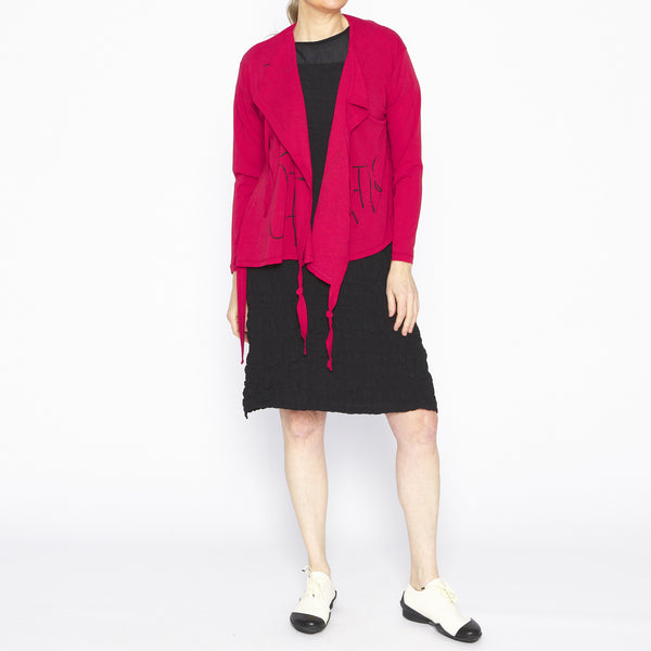 MU251034 Danica Cardigan Red Black