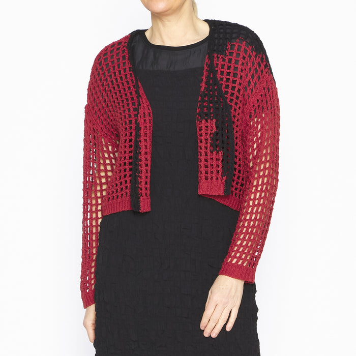 MU251301- Elowen Knit Cardi Red