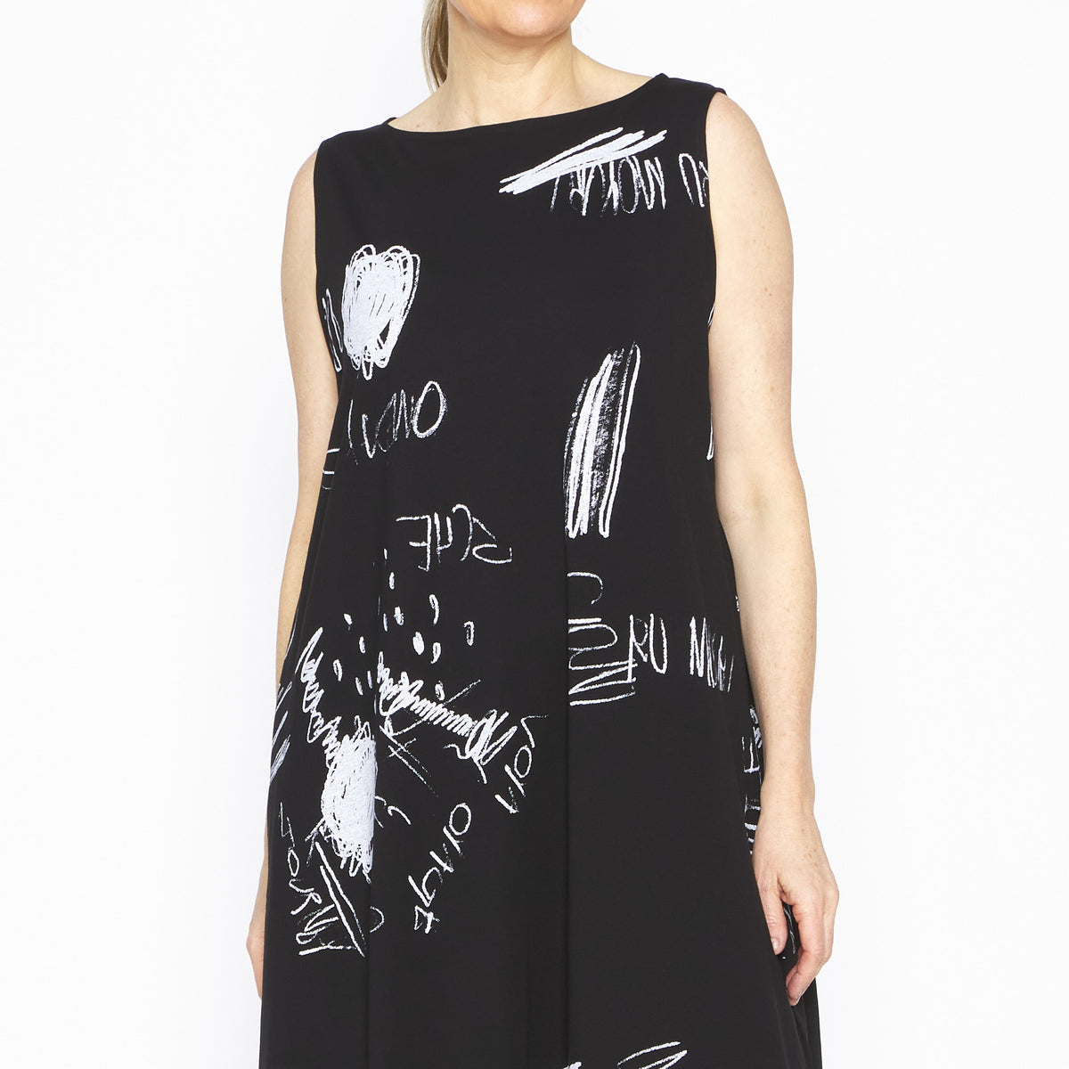 MU2510243- Marlowe Dress Black White