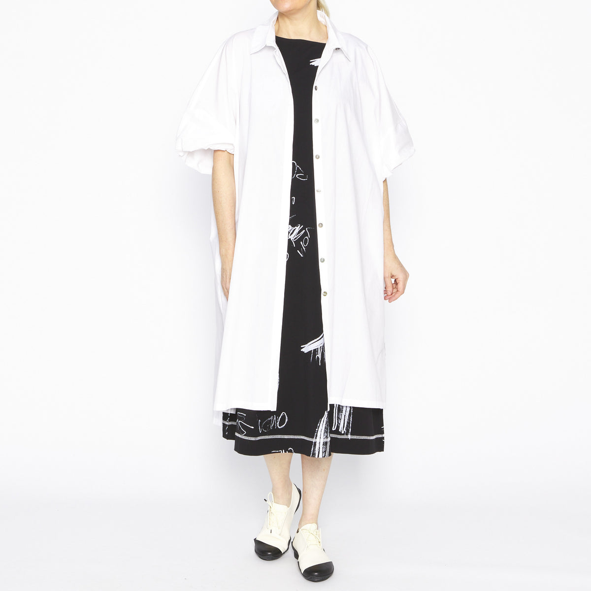 MU2510243- Marlowe Dress Black White