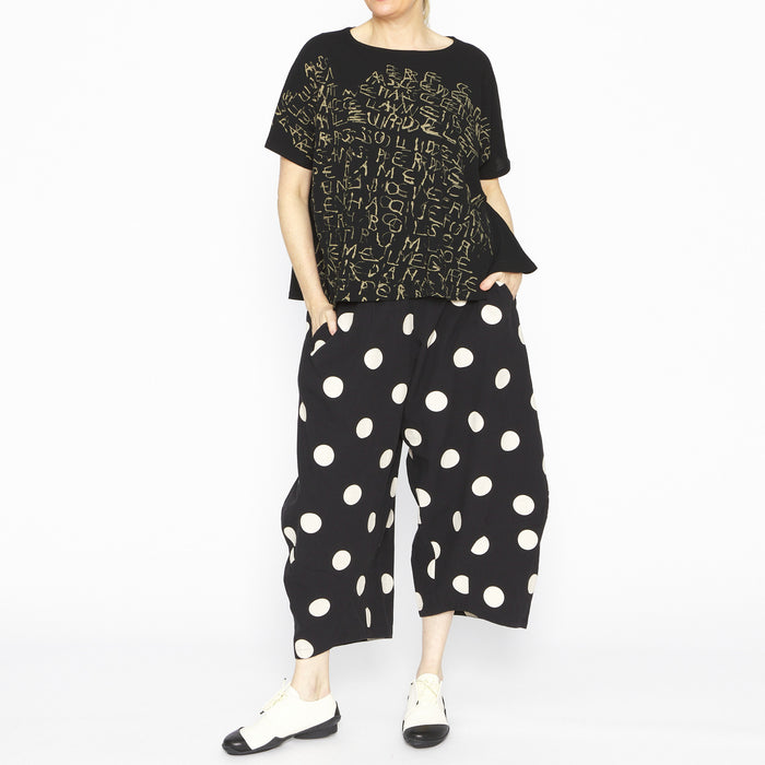 MU251643- Lumira Pants Black & Natural