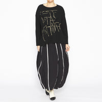 MU251633- Wilhomena Skirt Black and White