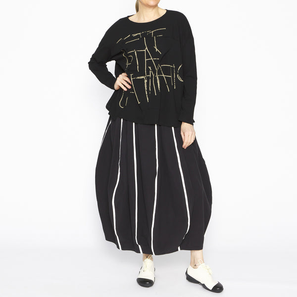 MU251633- Wilhomena Skirt Black and White