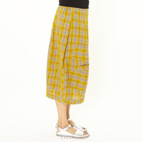 Delta Yellow Check Skirt