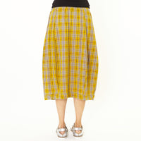 Delta Yellow Check Skirt