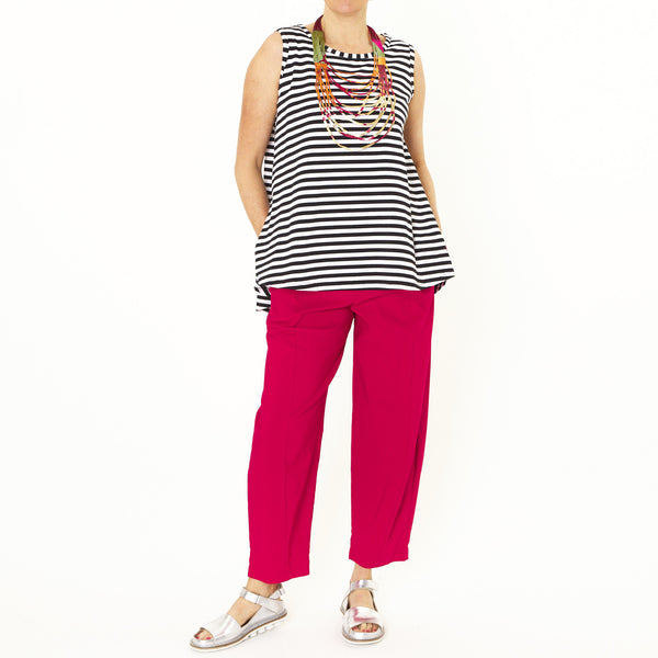 Ettie Black White Stripe Tank