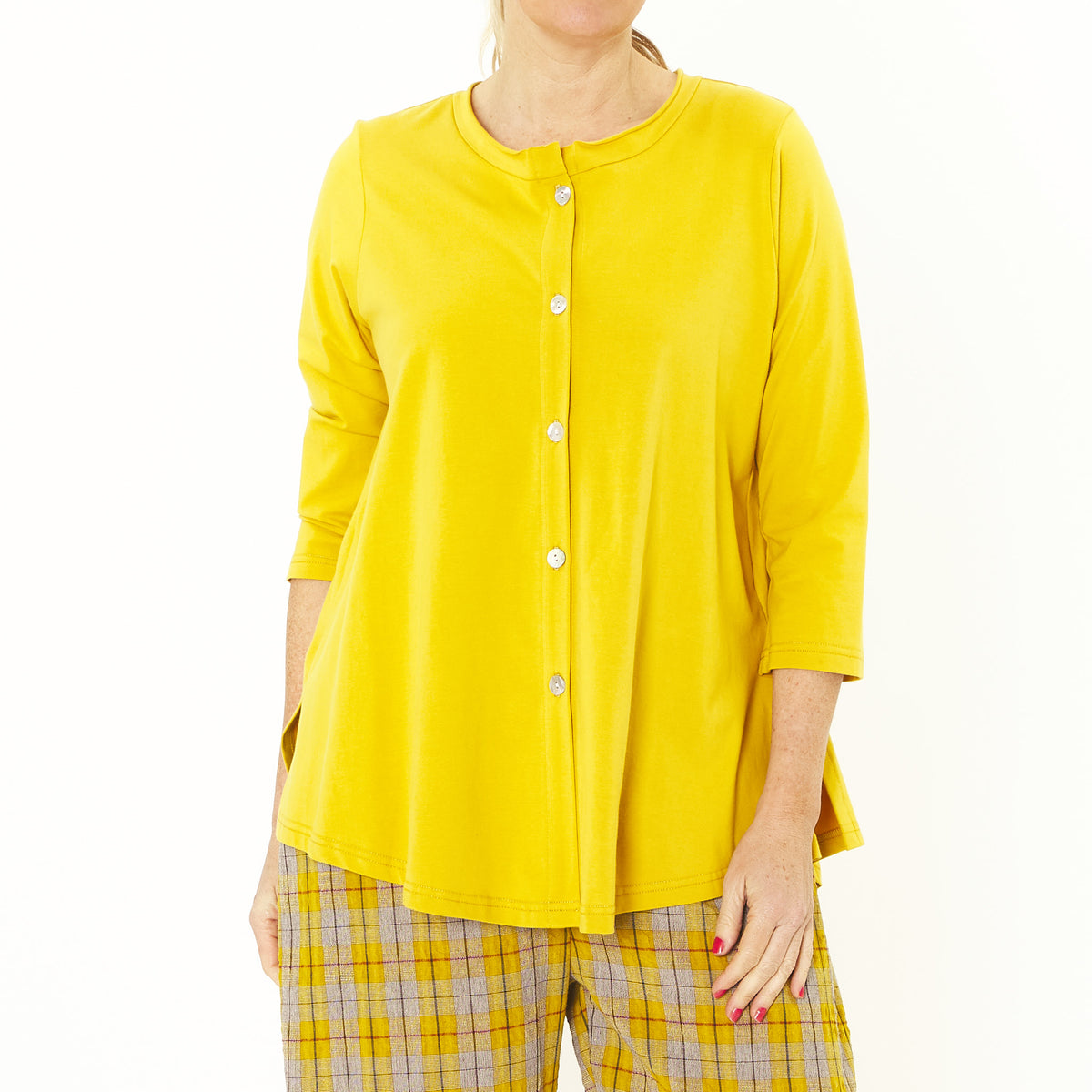 Casey Yellow Cardigan