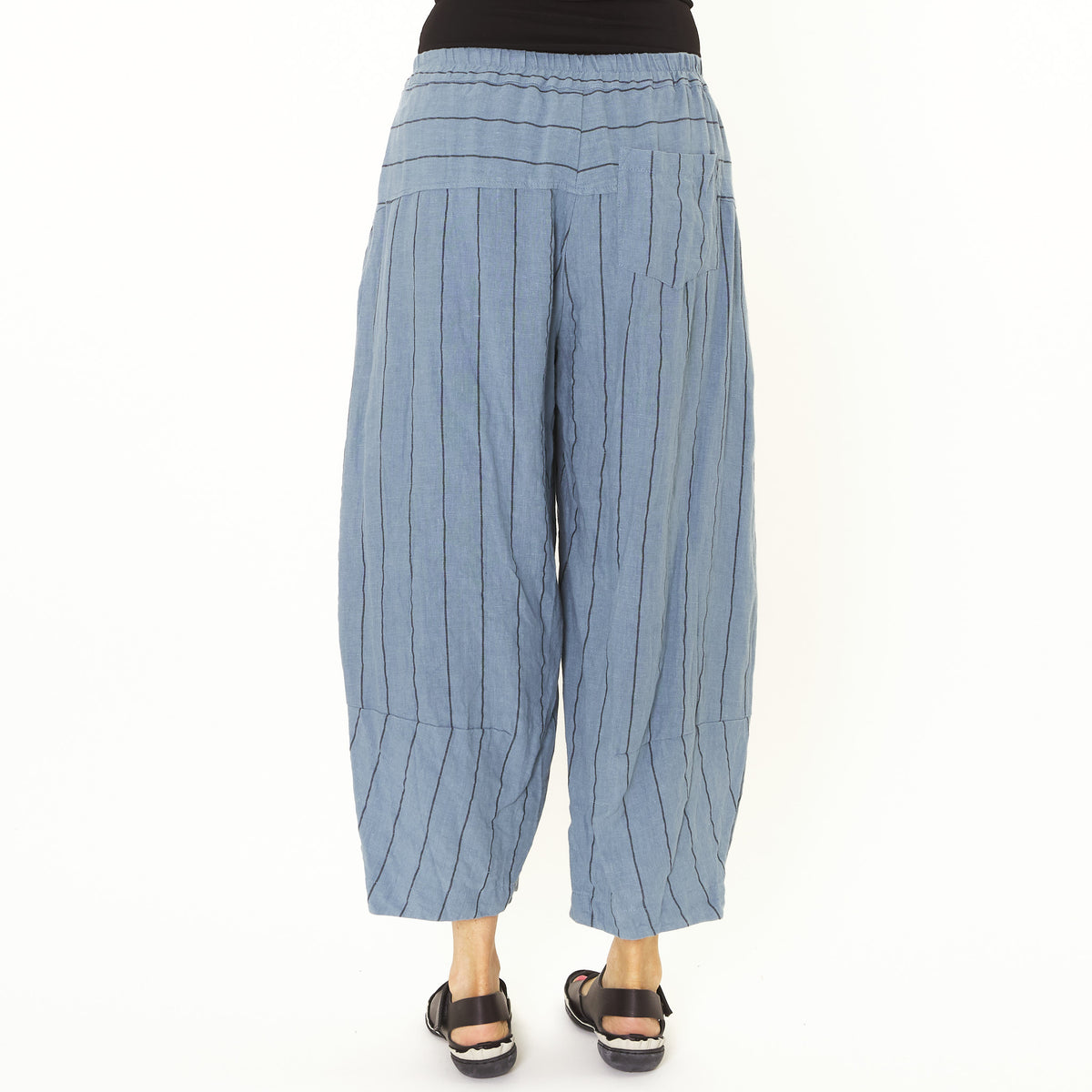 Alpha Cadet Blue Pinstripe Pant