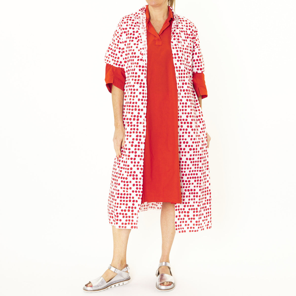 Reana Dress - Red Dots