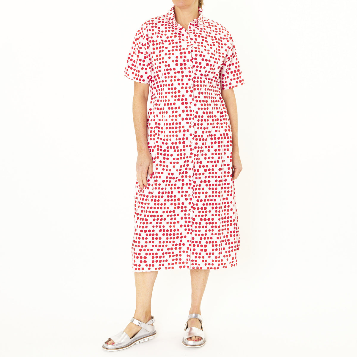 Reana Dress - Red Dots