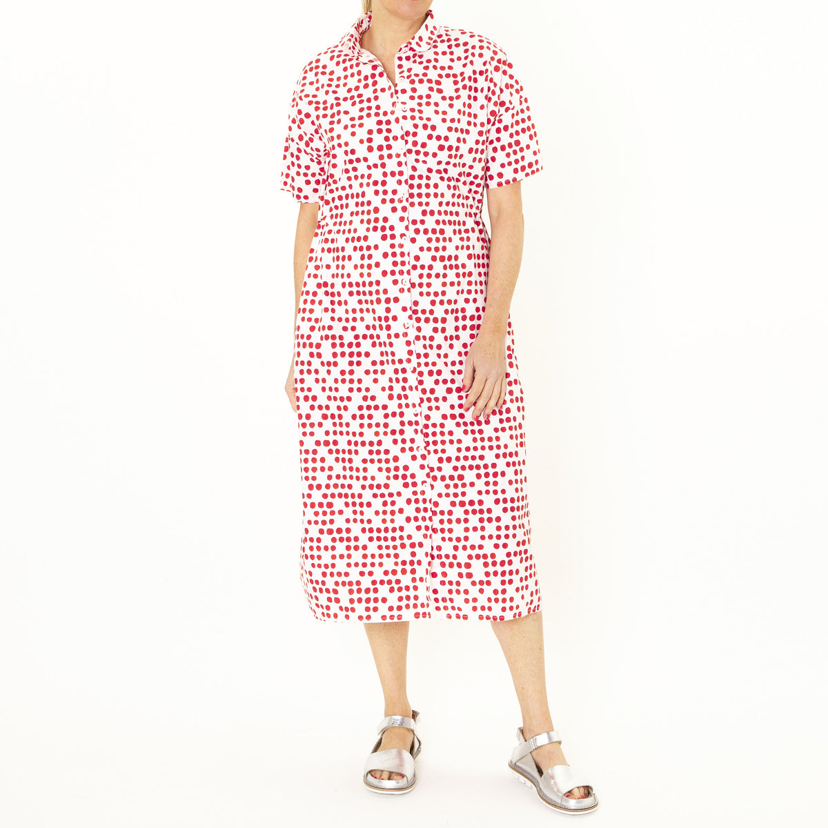 Reana Dress - Red Dots