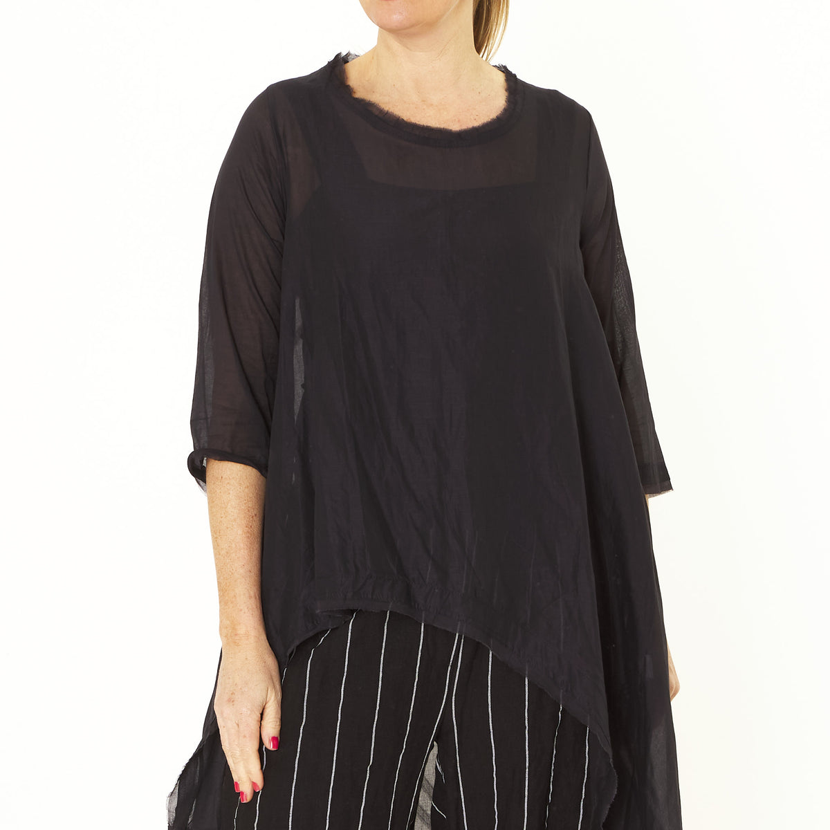 Black Asymm Tunic