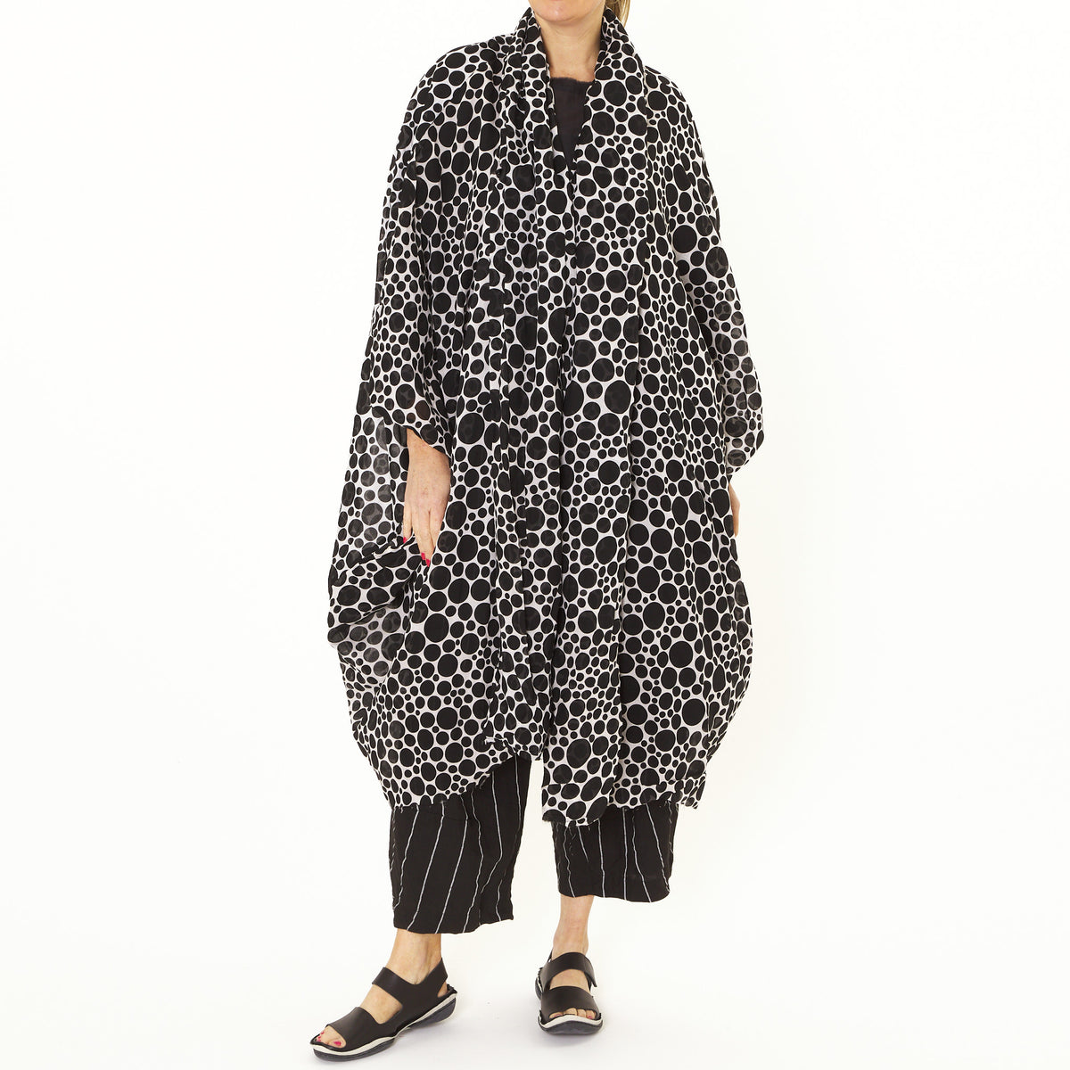 White & Black Spotted Coat