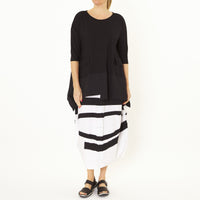 Swing Black Pockets Tunic