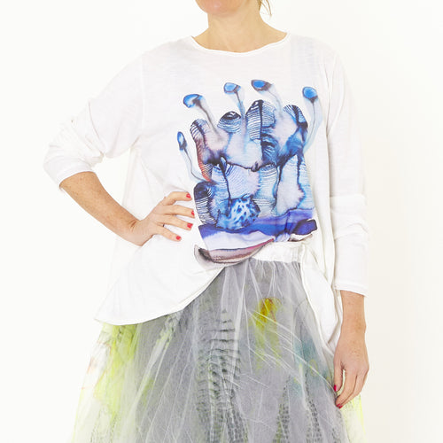 Stampa Blue T Shirt