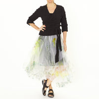 Gonna Tulle Stampa Skirt