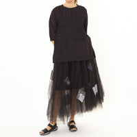 Gonna Tulle Patch Skirt