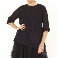 Black Voile Top