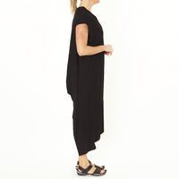 Asymm Black Dress