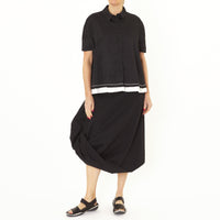 Knot Skirt Black