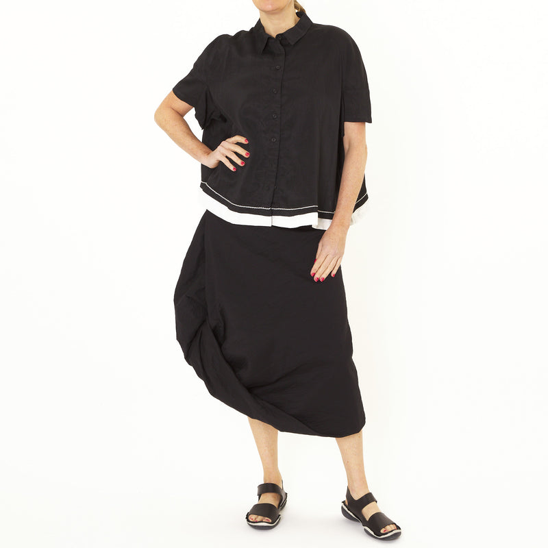 Knot Skirt Black