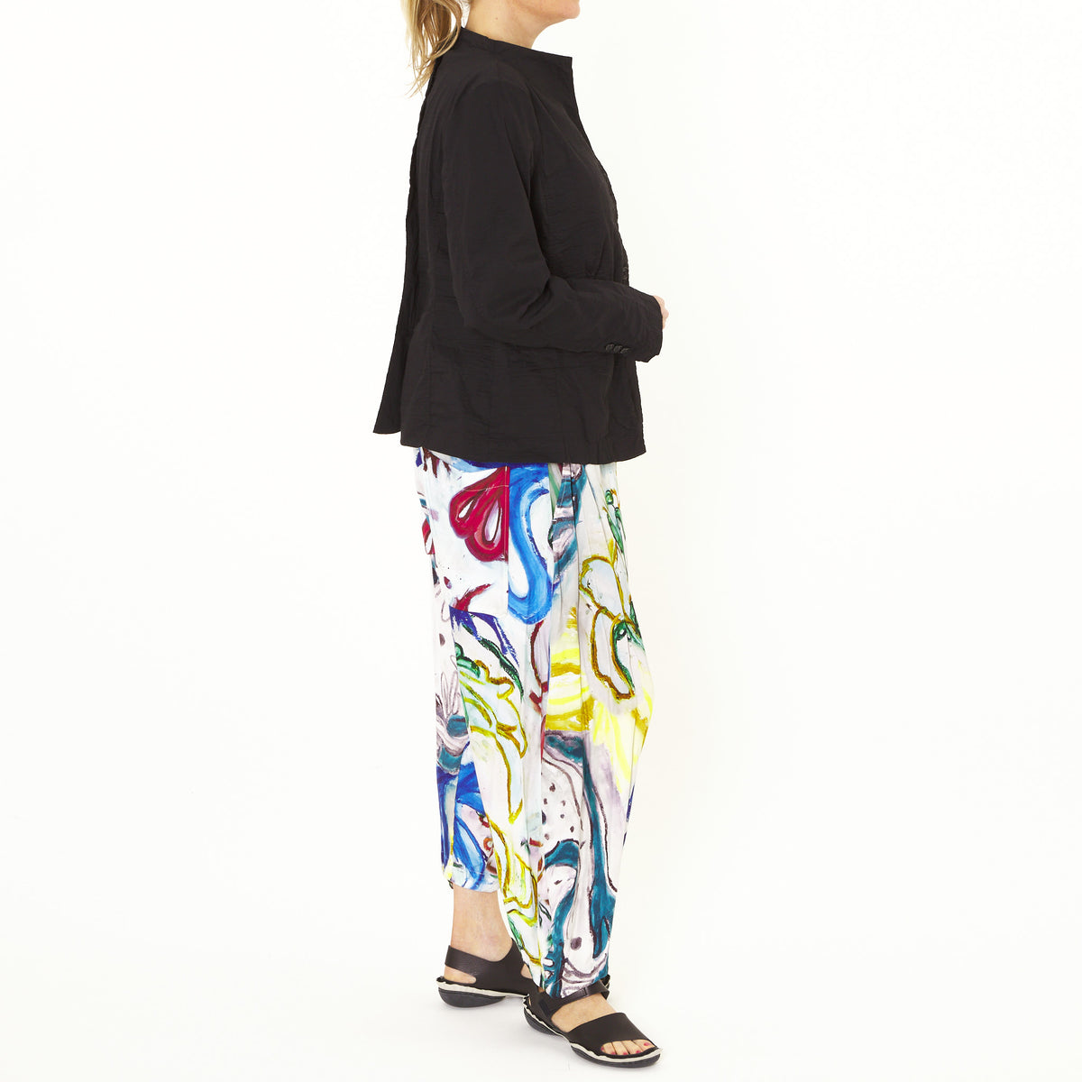 Trouser Bouquet Print