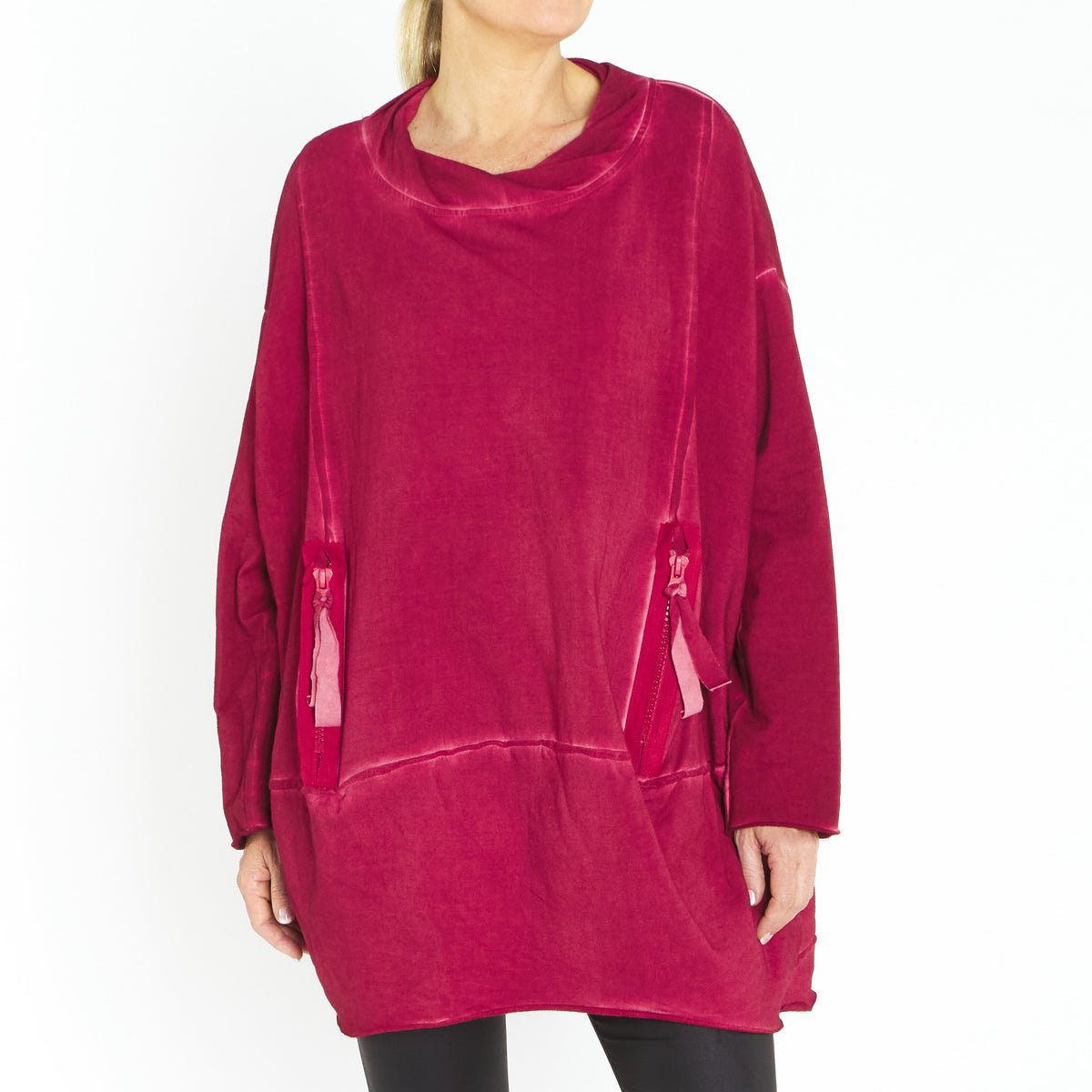 Cocoon Top in Red