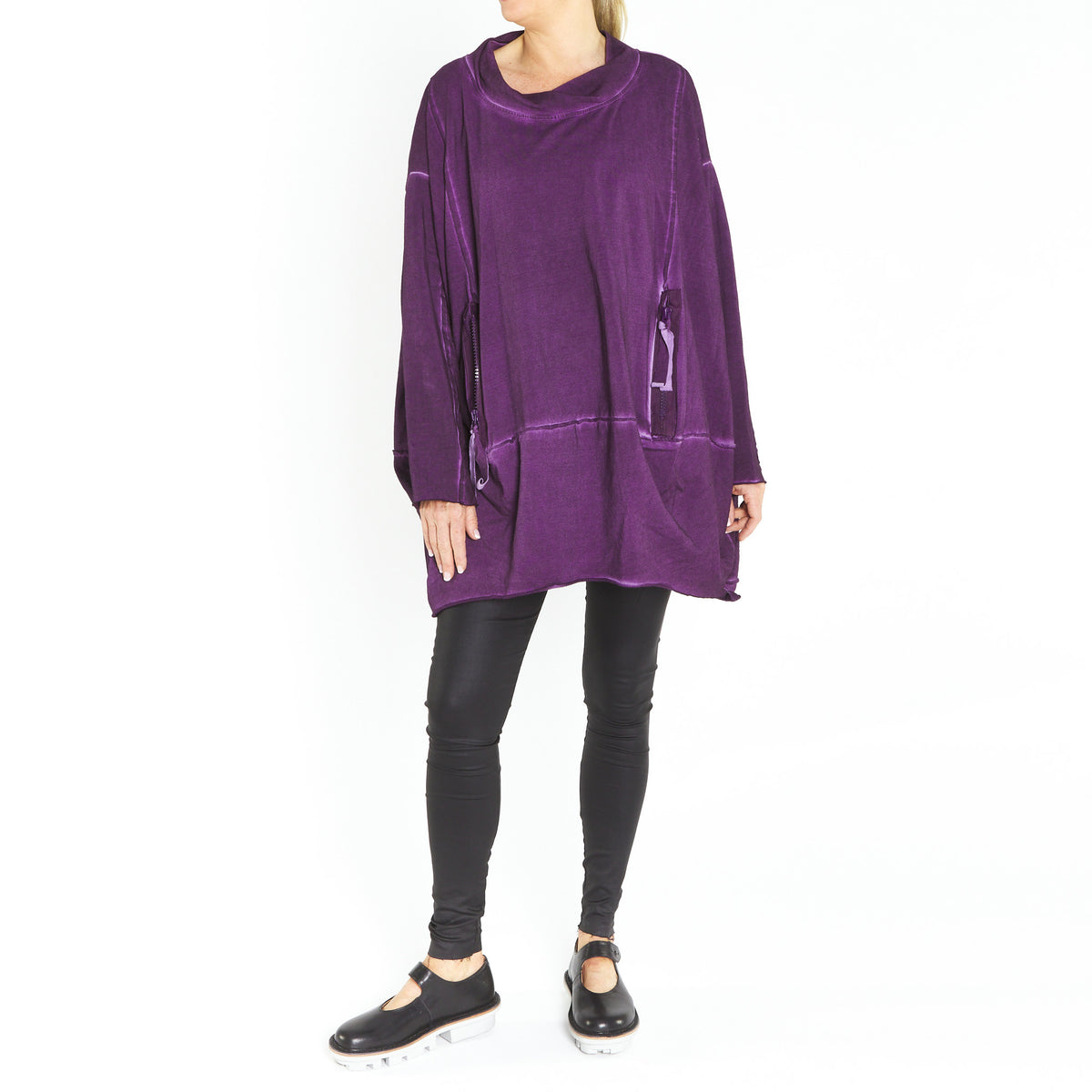 Cocoon Top in Purple