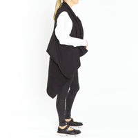 Double Layer Vest in Black