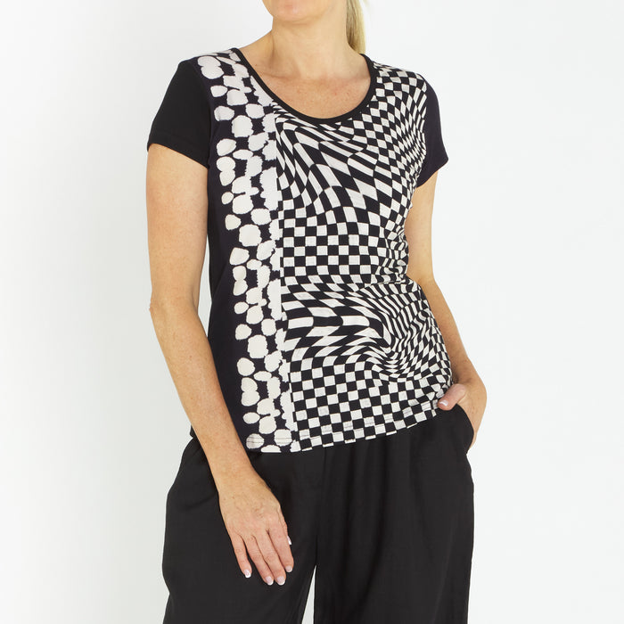 Spots & Check Multi Tee