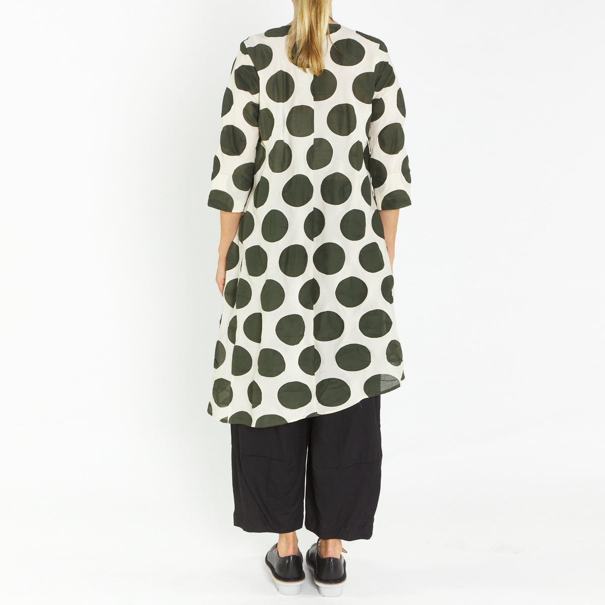 Miko Khaki Circles Tunic